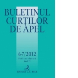 Buletinul Curtilor de Apel, Nr. 6-7/2012