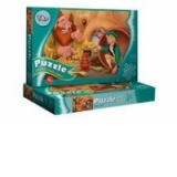 Puzzle JACK SI VREJUL DE FASOLE, 60 piese, 29x43 cm