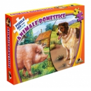 Puzzle Animale Domestice (108 piese, 32 x 23 cm)