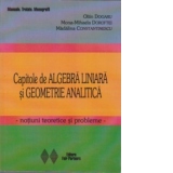 Capitole de algebra liniara si geometrie analitica