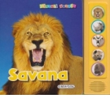 Glasuri vesele - Savana (carte cu sunete)