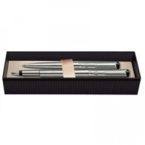 Set PARKER Vector Standard Stainless Steel CT: stilou si pix