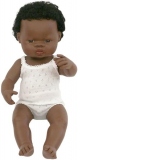 Papusa Baby african (baiat) - Papusa 40cm