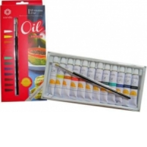 Tempera ULEI set 12 buc x 12 ml + 1 pensula