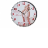 Ceas de perete material plastic Marilyn Monroe