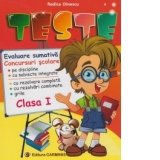 Teste. Comunicare in limba romana. Matematica si explorarea mediului - Evaluare sumativa, concursuri scolare clasa I