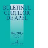 Buletinul Curtilor de Apel, Nr. 8-9/2013