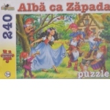 Puzzle 240 piese - Alba ca Zapada