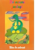 Dinozauri jucausi - Bloc de colorat