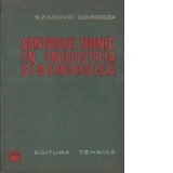 Controlul tehnic in industria siderurgica