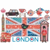 PUZZLE LONDRA COLORATA, 1000 PIESE