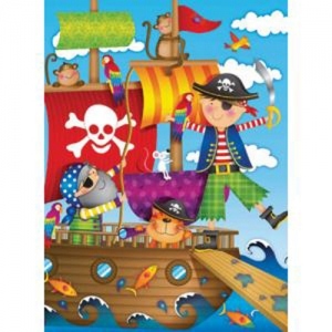 PUZZLE AVENTURA PIRATILOR, 100 PIESE