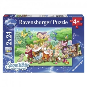 Puzzle Cei Sapte Pitici, 2x24 piese