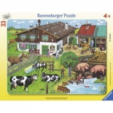 Puzzle Familii De Animale, 33 Piese