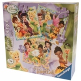 Puzzle Zanele Disney, 3 buc in Cutie, 25/36/49 piese