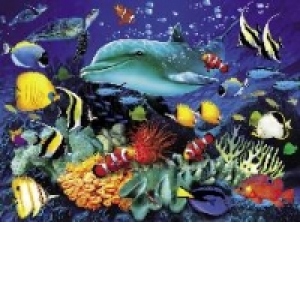 PUZZLE 1000 PIESE 3D - DELFINI - 39186