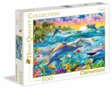 PUZZLE 500 PIESE DOLPHIN PARADISE