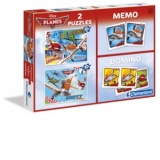 Superkit 2x30 Puzzle - Memo&Domino - Avioane
