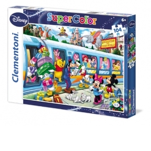 Puzzle 104 Piese - Trenul Disney