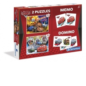 Superkit 2x30 Puzzle - Memo&Domino - Cars