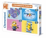 Puzzle Progresiv 4x1- Despicable Me 2