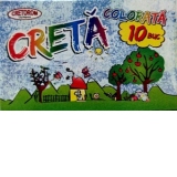 Creta colorata 10 culori pe cutie