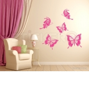 Sticker decorativ Set de Fluturi(50x42)