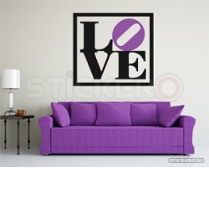 LOVE - sticker de perete(60x55)