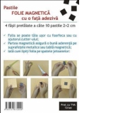 Pastile folie magnetica, cu o fata adeziva