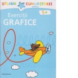 Exercitii grafice pentru gradinita (varsta 5+) - albastra