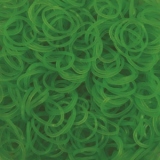 Elastice Rainbow Loom - Neon - Verde - 300 buc.