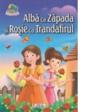 Alba ca Zapada si Rosie ca Trandafirul. Carte de colorat + poveste (format A5) (Colectia Creionul fermecat)