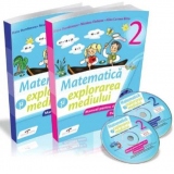 Set Matematica si explorarea mediului, Manual pentru clasa a II-a (Partea I + Partea a II-a, manualele contin CD-uri)