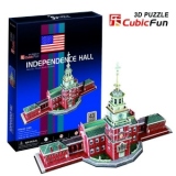 Independence Hall SUA - Puzzle 3D - 43 de piese