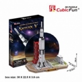 Racheta Saturn V NASA - Puzzle 3D - 68 de piese