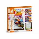 Set puzzle 3 in 1 - La balci - Janod (J02826)