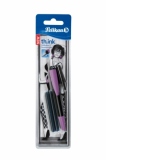 STILOU TH.INK PENITA TIP M GRIP ERGONOMIC FORMA TRIUNGHIULARA VIOLET LUCIOS CU 2 PATROANE BLISTER PELIKAN