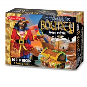 Puzzle de podea Comoara piratilor Melissa and Doug