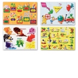 Puzzle de podea Educational 4 Melissa and Doug