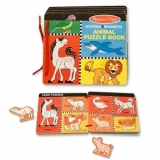 Carte din lemn cu animale magnetice Melissa and Doug