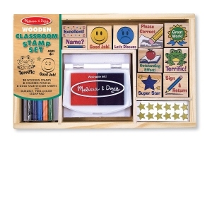 Set de stampile La scoala Melissa and Doug