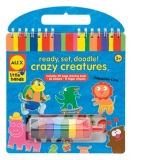 Pe locuri, fiti gata ... sa mazgalim! Creaturi caraghioase Alex Toys