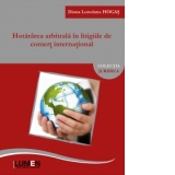 Hotararea arbitrala in litigiile de comert international