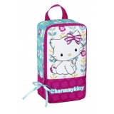 Geanta pentru incaltaminte colectia Charmmy Kitty Flowers 2