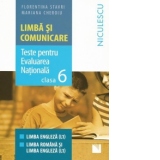 Limba si comunicare. Modele de teste pentru Evaluarea Nationala clasa a VI-a - Limba engleza L1. Limba romana si limba engleza L1