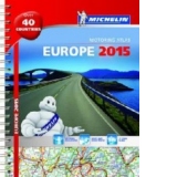 Europe 2015 A4 Spiral Atlas