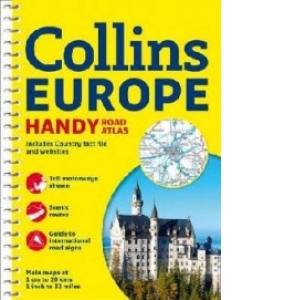 Collins Handy Road Atlas Europe