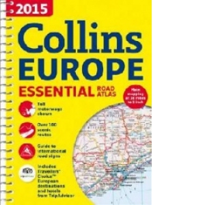 Collins Essential Road Atlas Europe