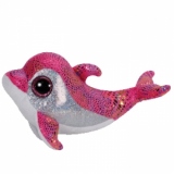 Jucarie Plus Meteor - Baby Delfin Roz - 15 Cm - TY36126