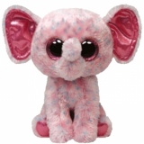 Jucarie Plus Meteor - Baby Ellie - Elefant Roz - 15 Cm - TY36728